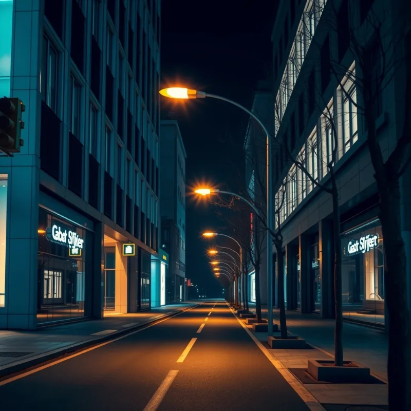 โคมไฟถนน LED